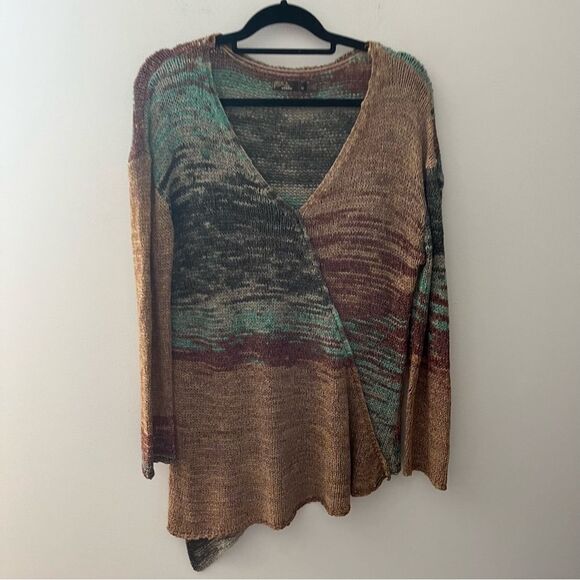 Prana Vignette V-neck Sweater M - Picture 2 of 5